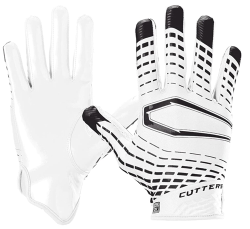 Cutters CG10580 Rev 5.0 Receiver Gloves Youth - hvid (YLG)
