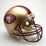 SAN FRANSISCO 49'ERS FULL-SIZE DELUXE REPLICA HELMET